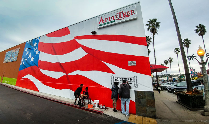 New Mural at Apple Tree Supermarket