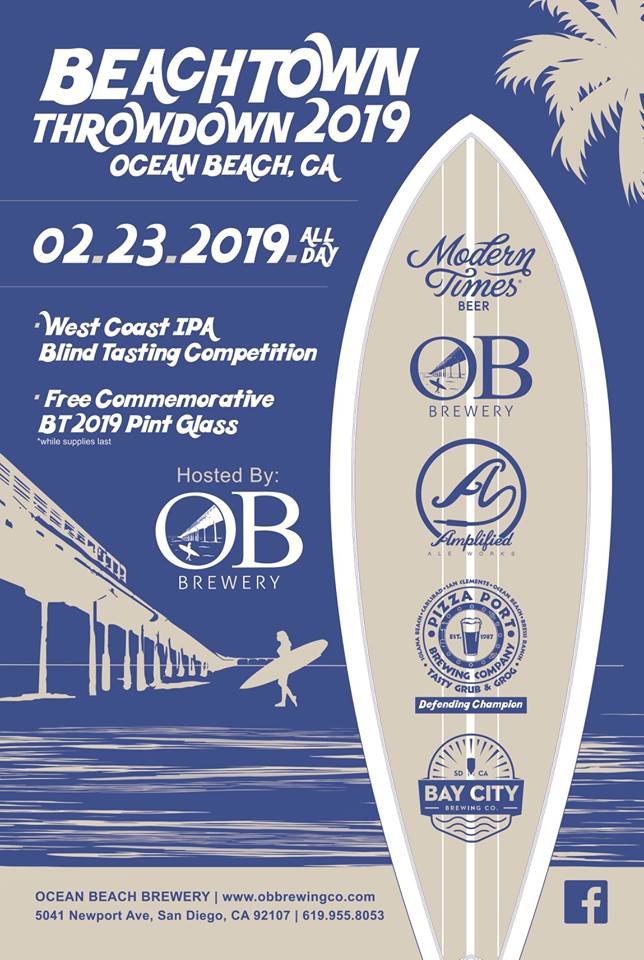 Ocean Beach News Article: Beachtown Throwdown at OB Brewery