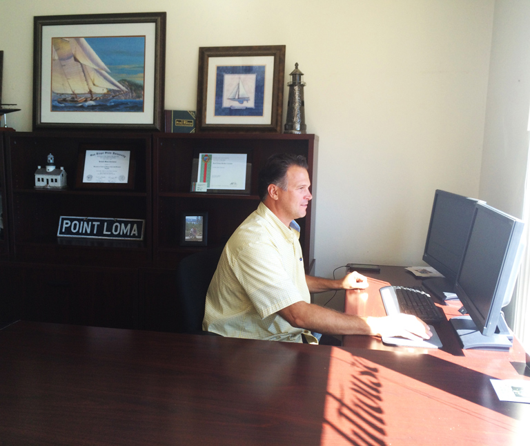 Ocean Beach News Article: Mark Chrisman's New Office