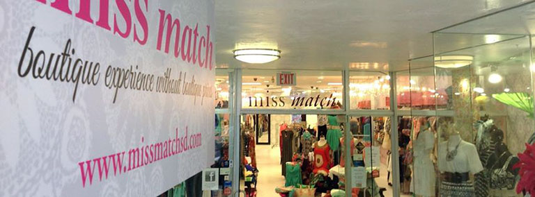 Miss Match Clothing in Local Commercial