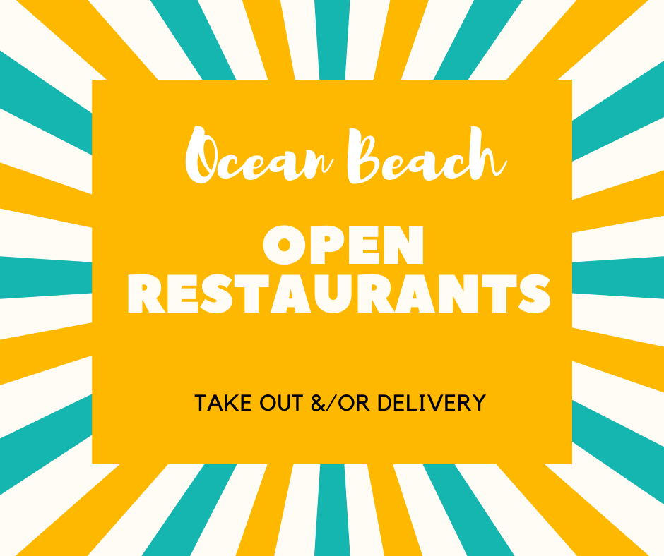 Ocean Beach News Article: OB Restaurants Open for Takeout and/or Delivery