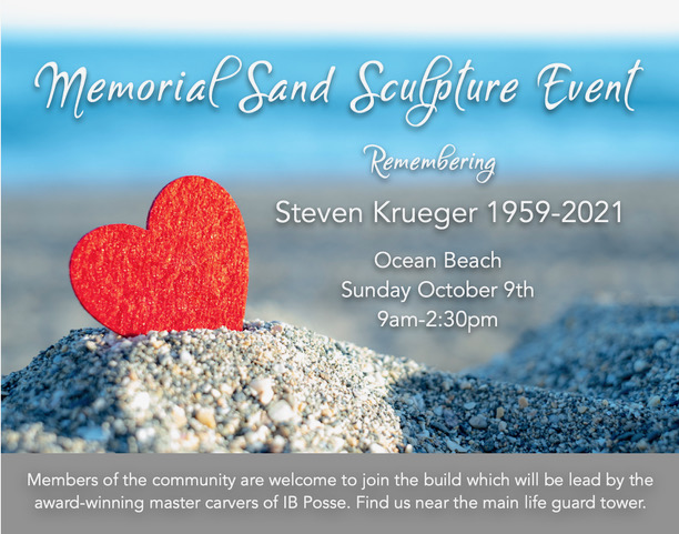 Ocean Beach News Article: Sand Memorial Scuplture Event