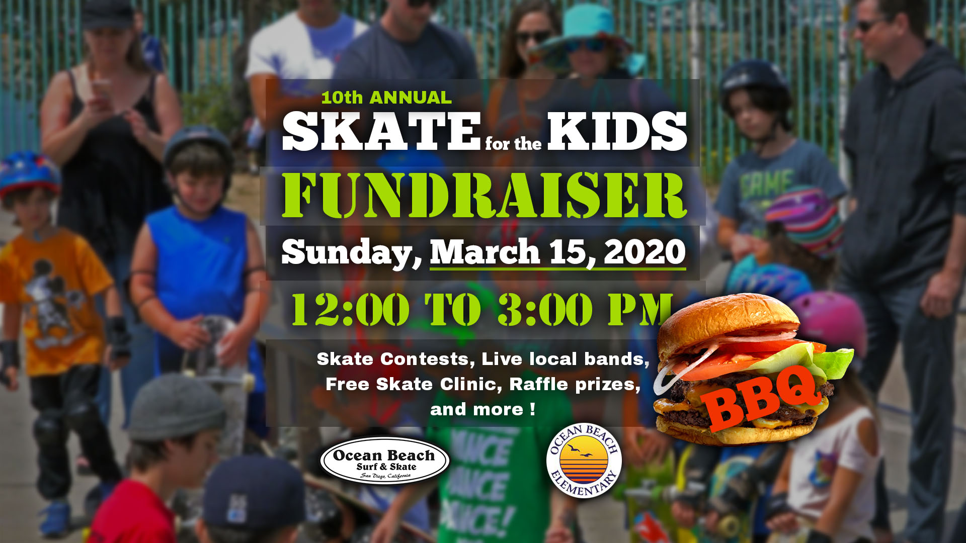 Ocean Beach News Article: 10th Annual Skate for the Kids