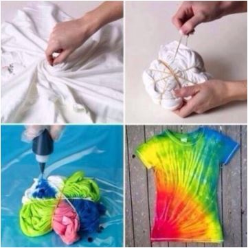 Tie Dye & T-Shirt Cutting at Te Mana Cafe with OB Arts Collective