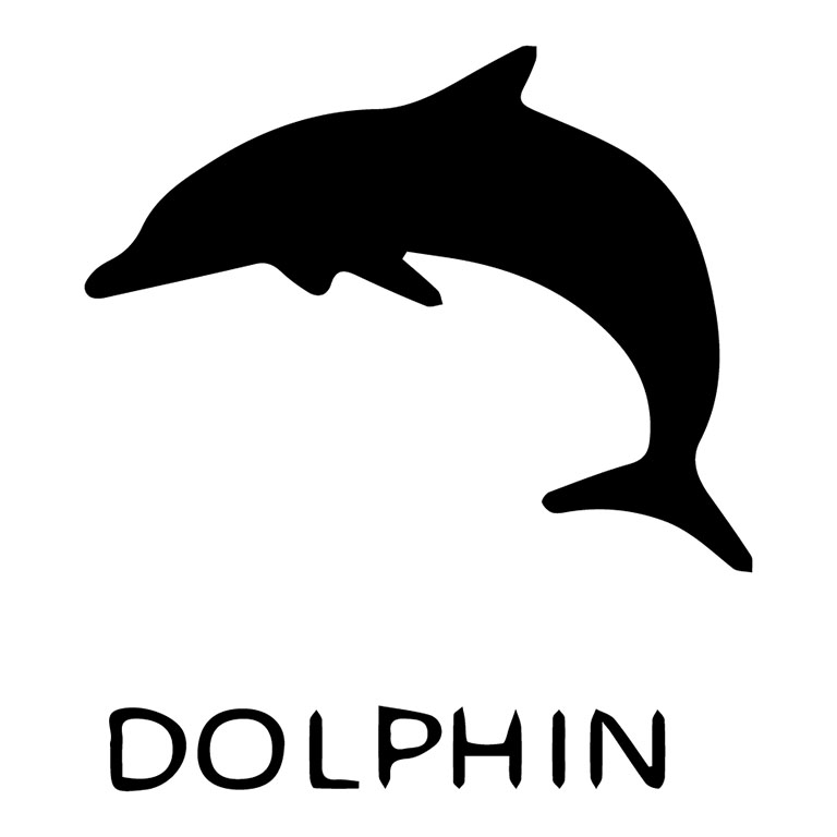 Ocean Beach Product: Tile Symbol: Dolphin