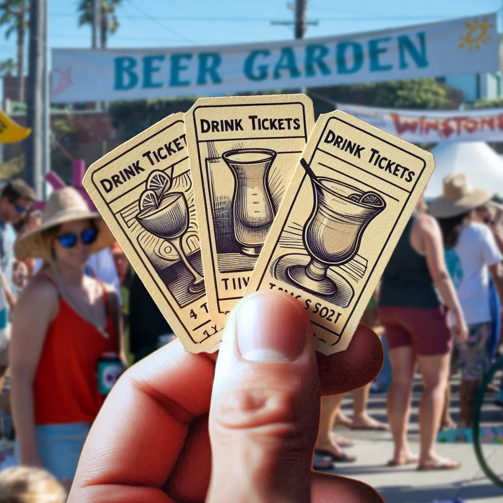 3 Drink Tickets for the Ocean Beergarden