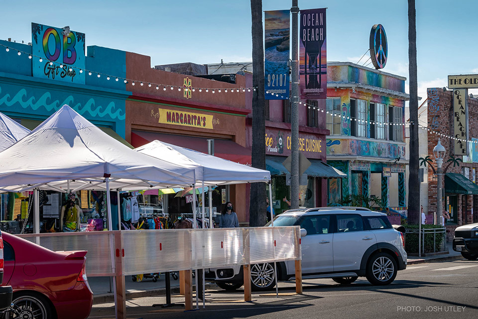 Outdoor Dining in Ocean Beach