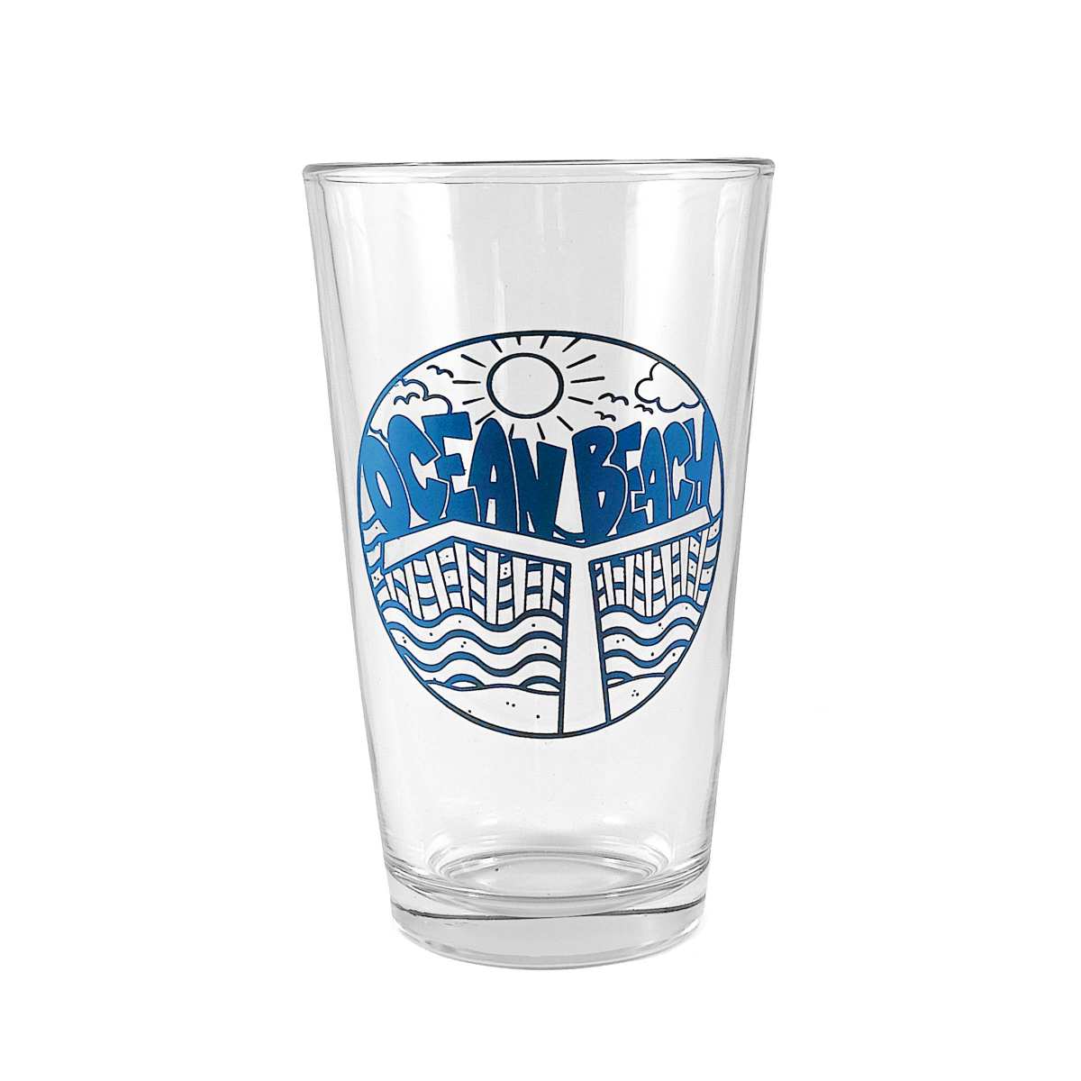 Ocean Beach Pier Pint Glass