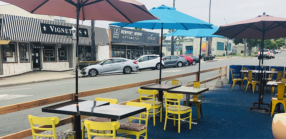 Outdoor Dining in Ocean Beach