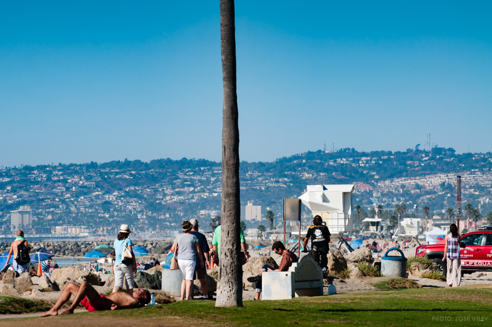 Santa Monica Avenue Beach San Diego California