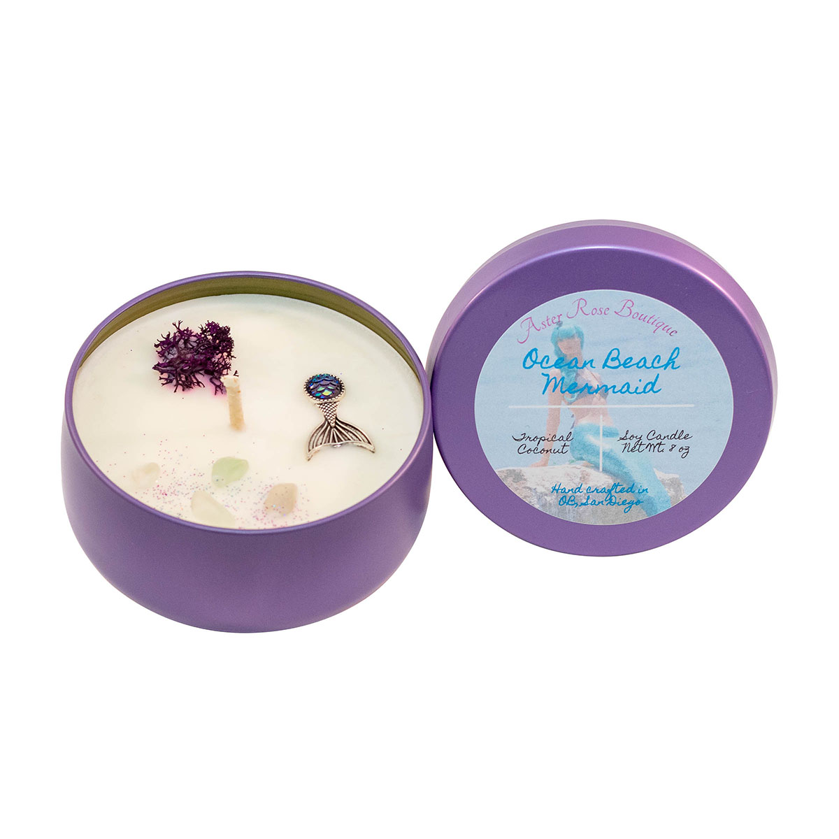 Ocean Beach Mermaid Soy Candle