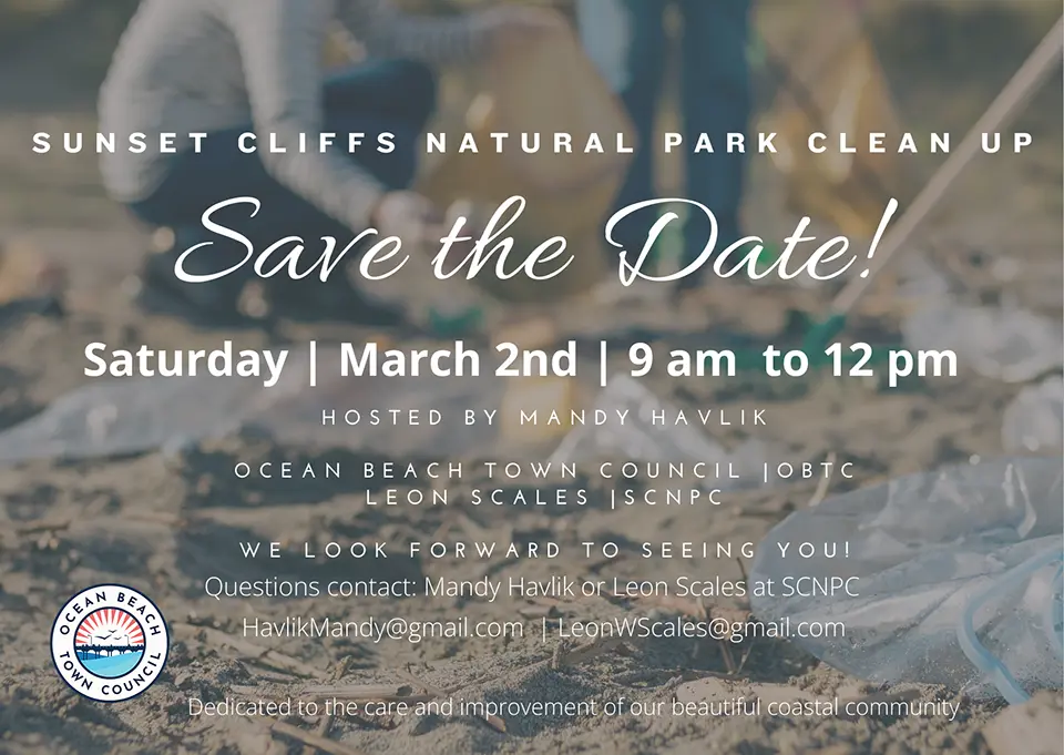 Sunset Cliffs Natural Park Clean Up