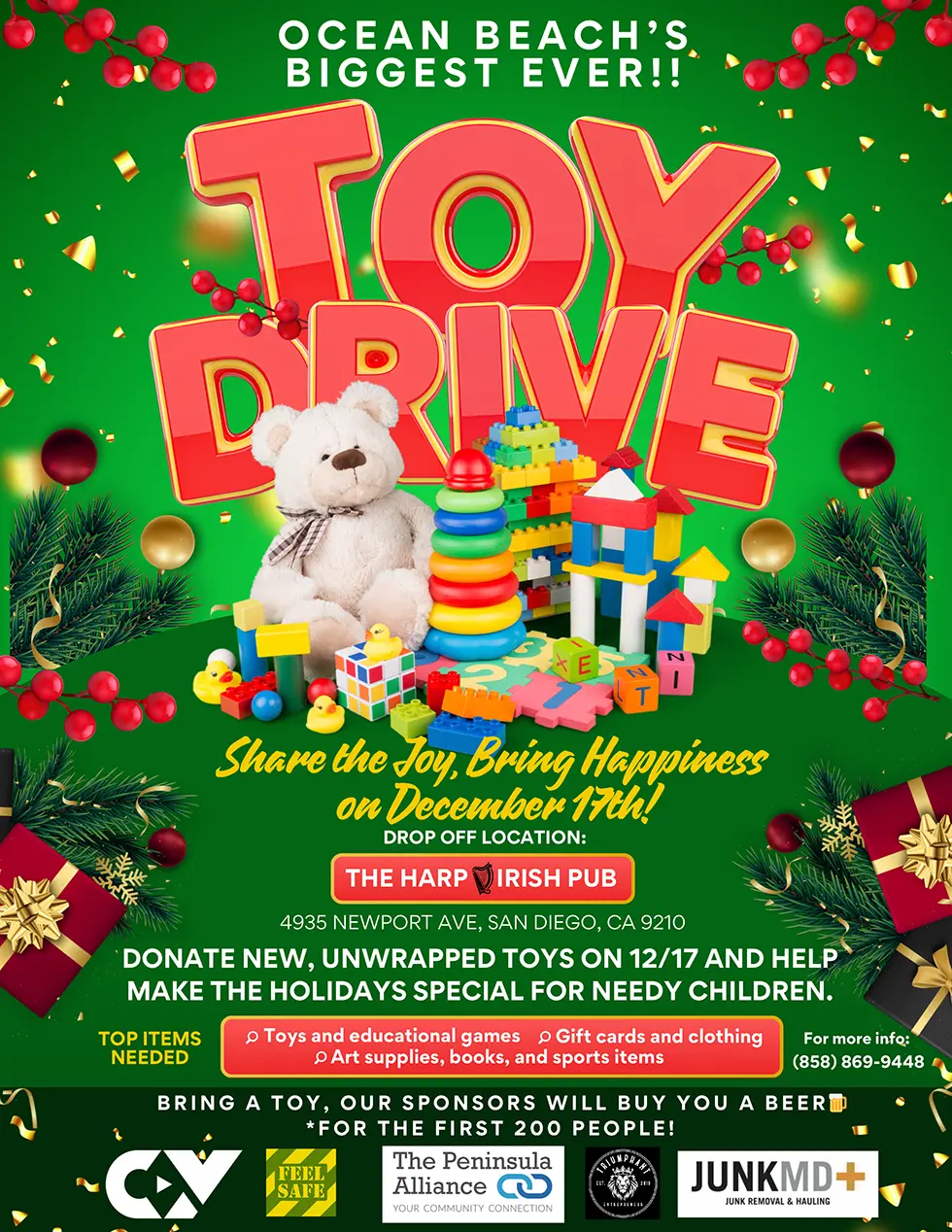 Ocean Beach Toy Drive