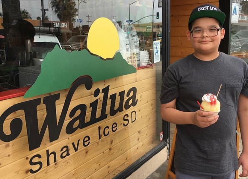 Wailua Shave Ice Ocean Beach