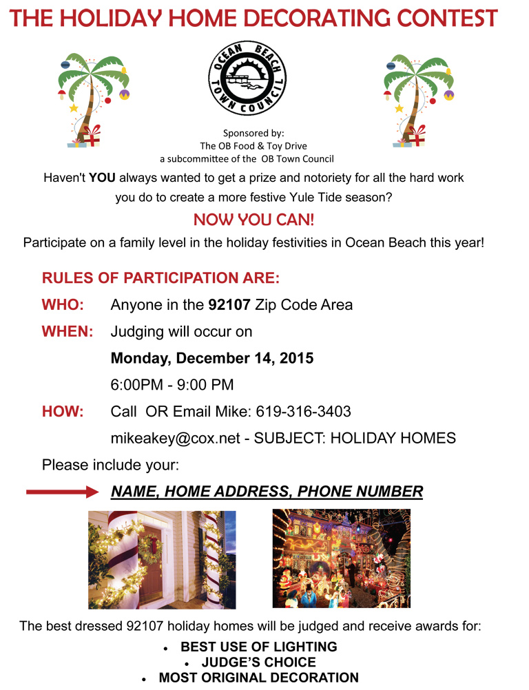 Holiday Homes Decorating Contest