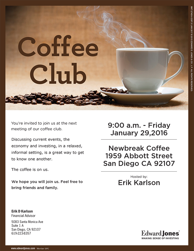 Coffee Club with Edward Jones