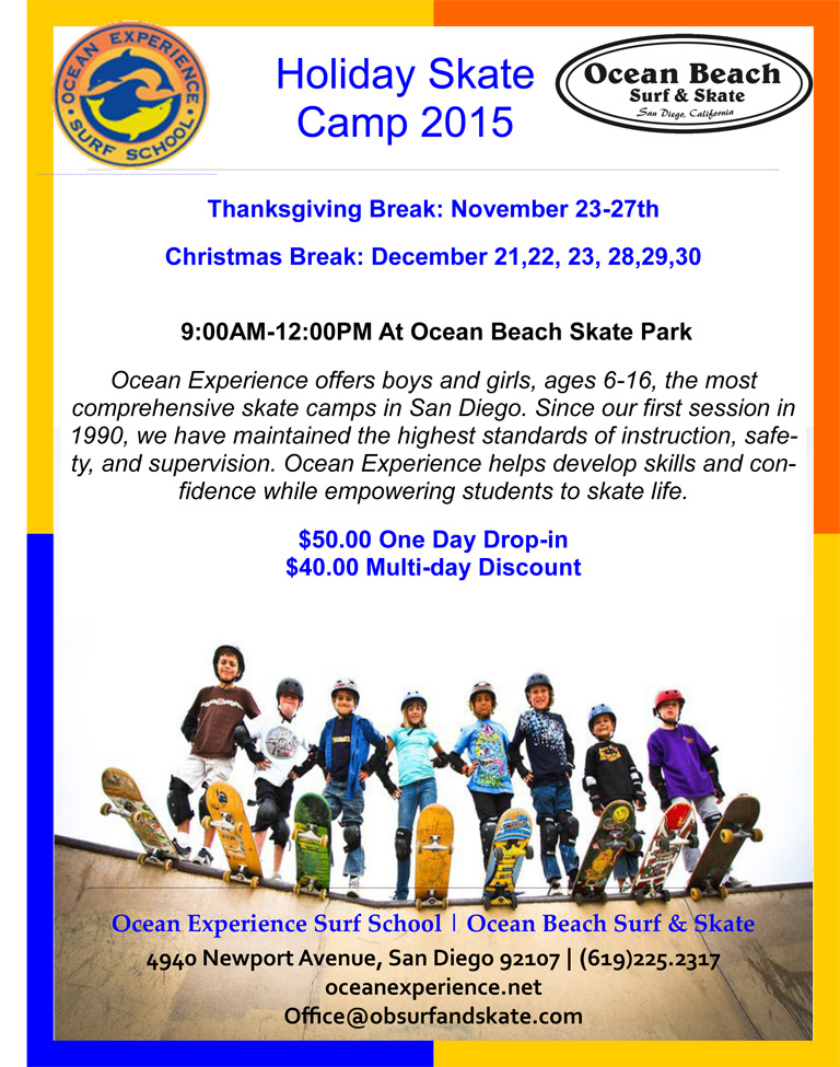 Holiday Skate Camp