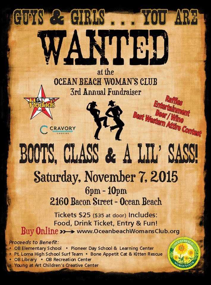 Boots, Class & A Lil' Sass at OB Woman's Club