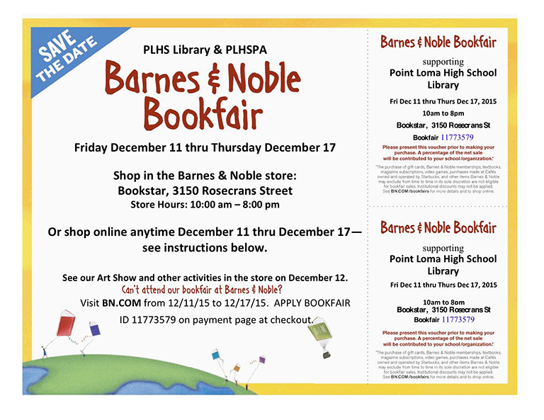 PLHS Library Book Fair at Bookstar