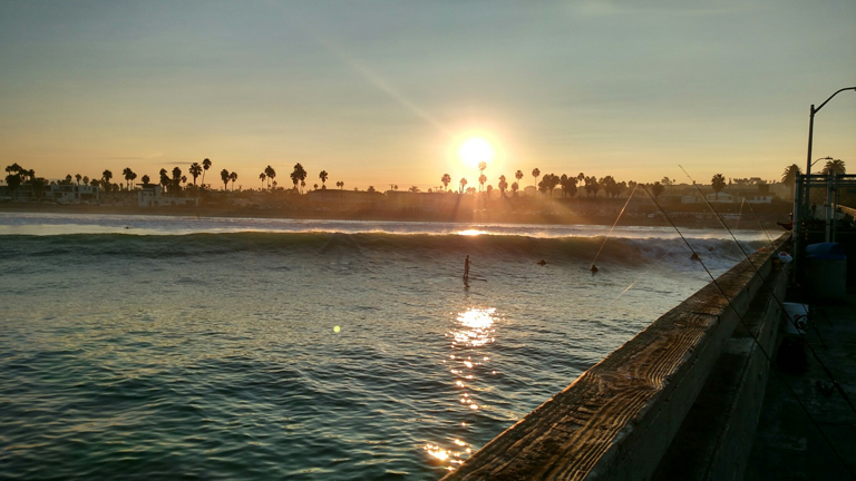 OB Pier Sunset - Lisa Lorraine Taylor