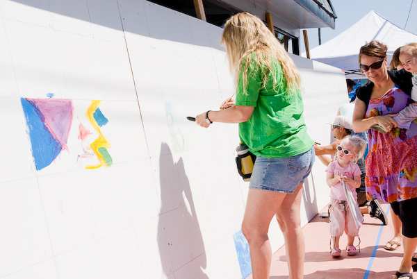 Ocean Beach community mural project.