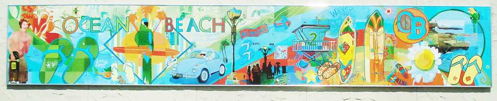 Ocean Beach community mural project.