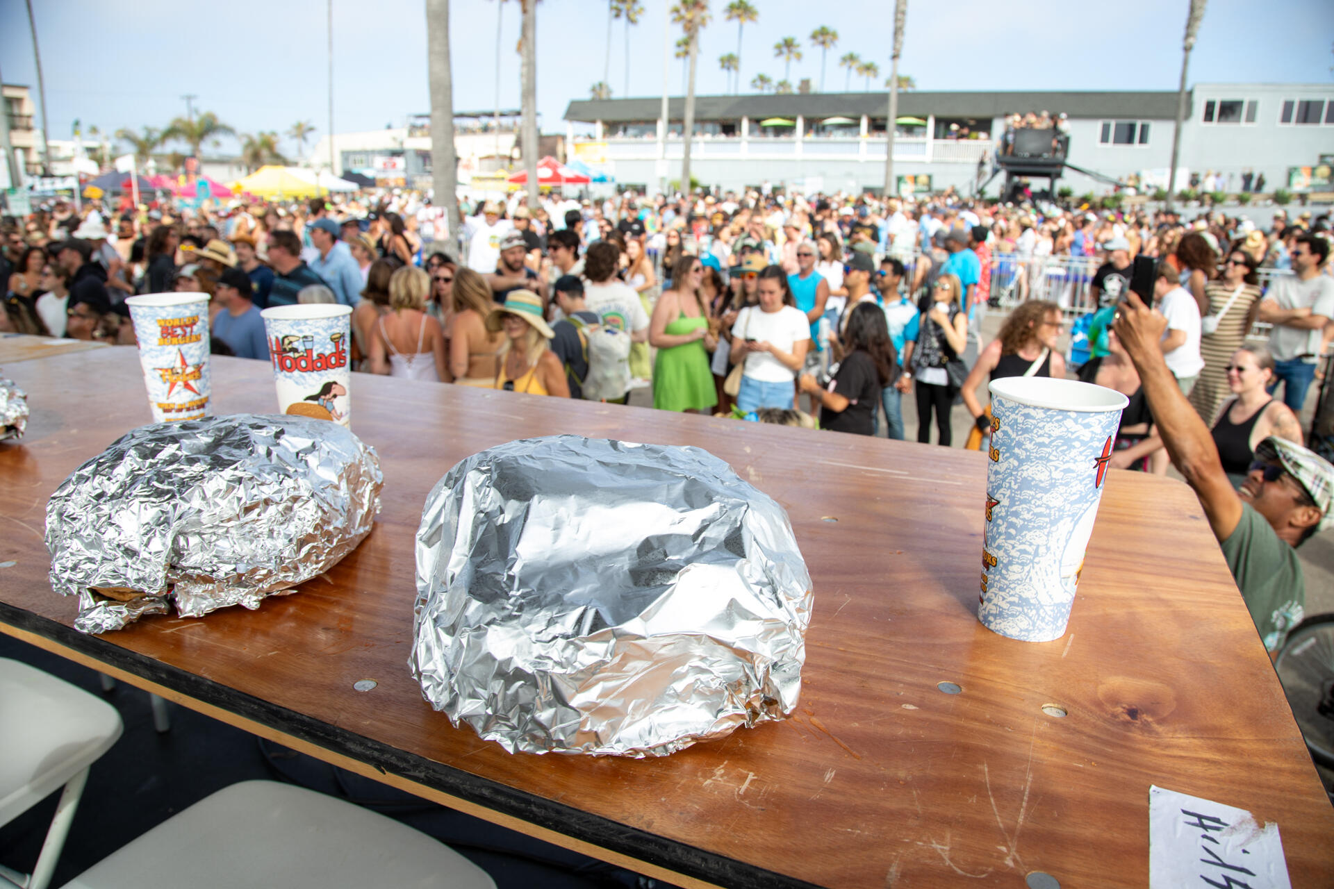 Photo of: 2024 Ocean Beach Street Fair & Chili Cook-Off - Hodad's Burger Eating Contest