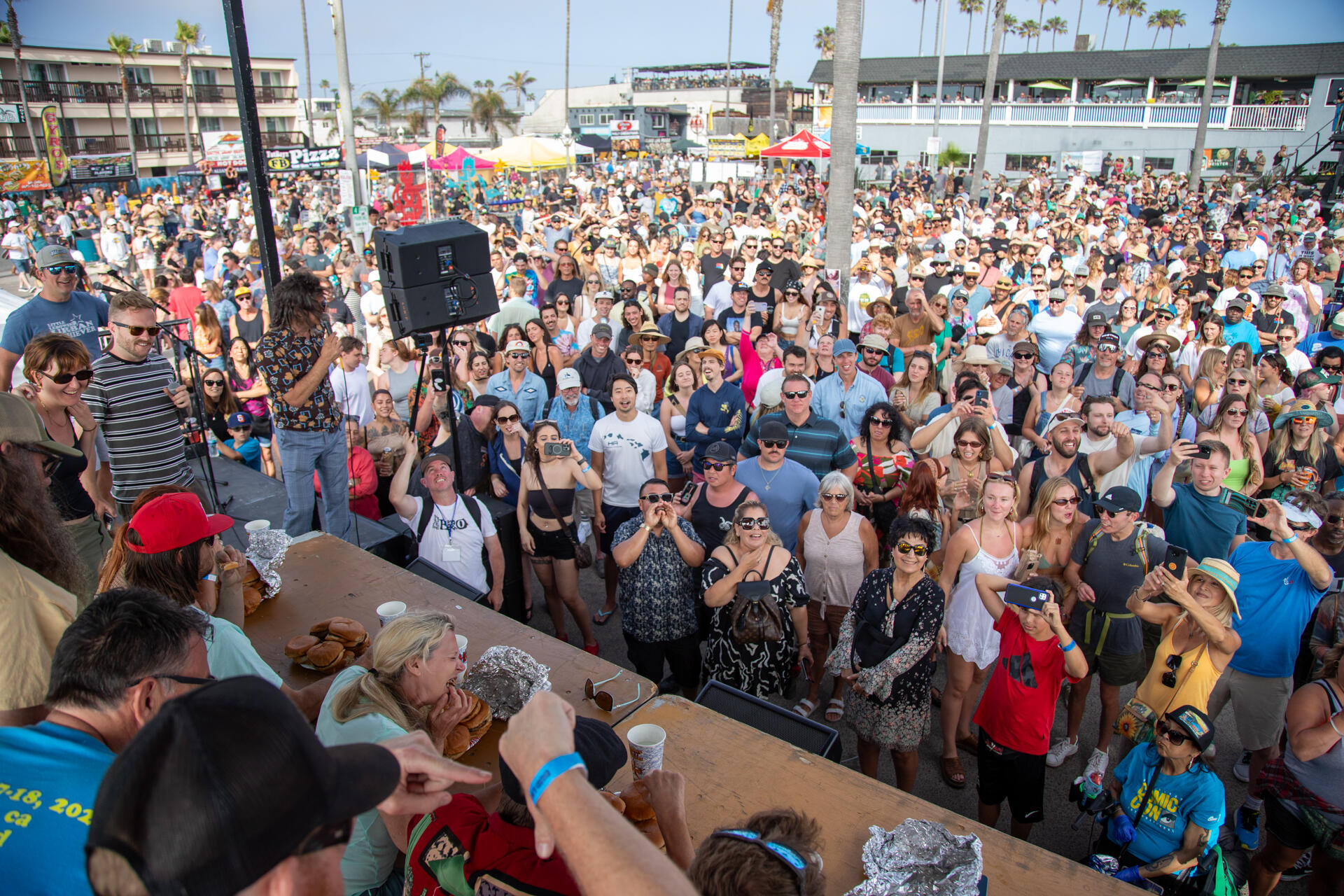 Photo of: 2024 Ocean Beach Street Fair & Chili Cook-Off - Hodad's Burger Eating Contest