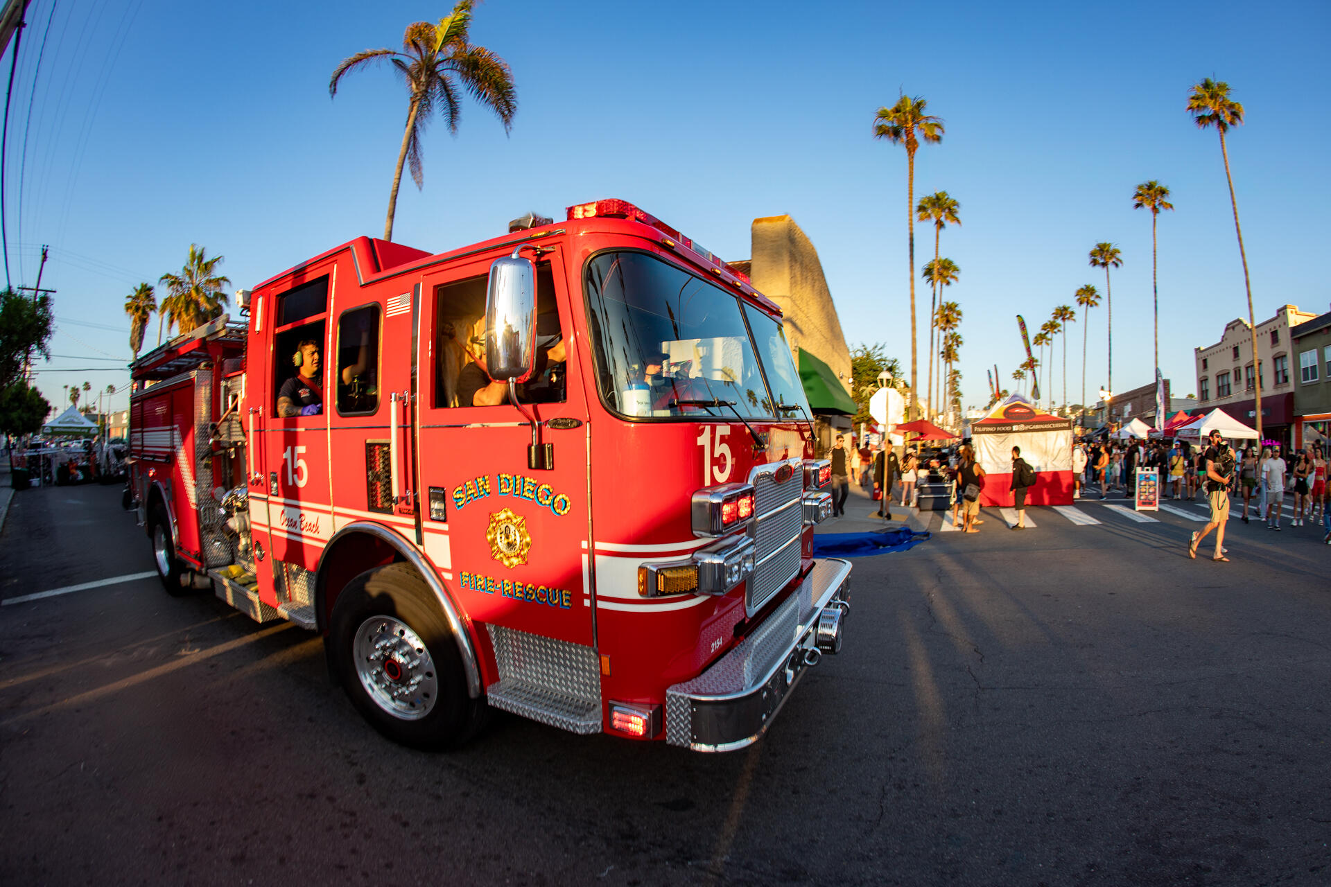 Photo of: 2024 Ocean Beach Street Fair and Chili Cook-Off - 92017 Stage and Vendors