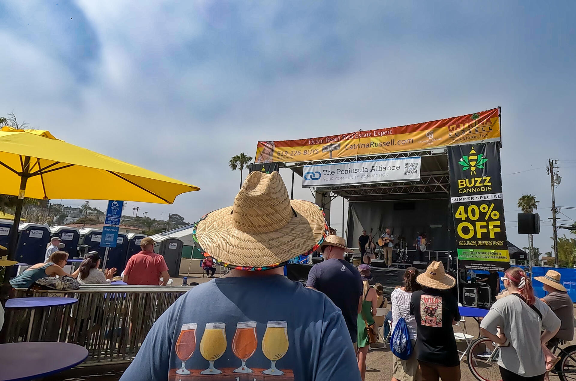 Photo of: 2024 Ocean Beach Street Fair and Chili Cook-Off - 92017 Stage and Vendors