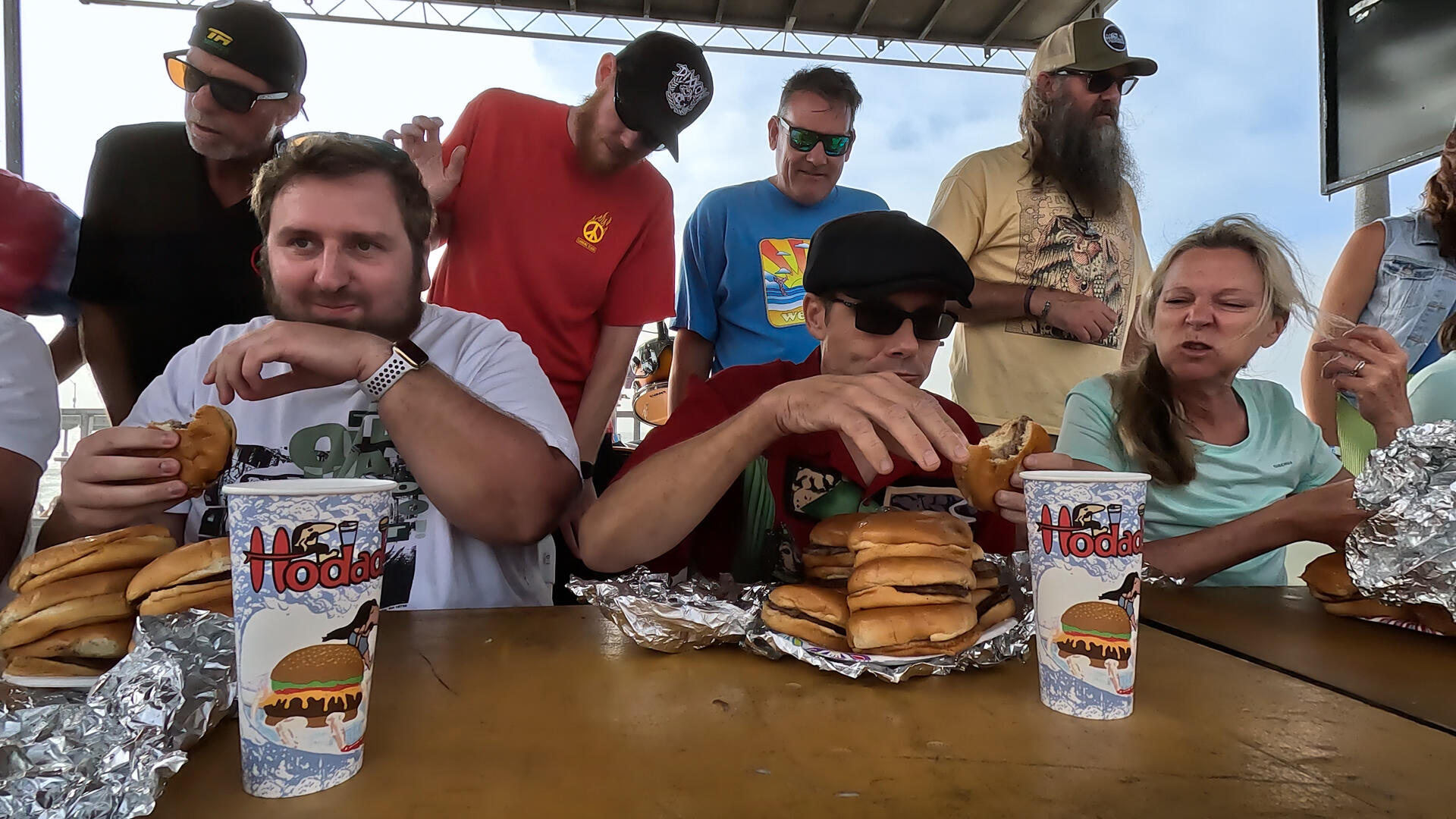 Photo of: 2024 Ocean Beach Street Fair & Chili Cook-Off - Hodad's Burger Eating Contest