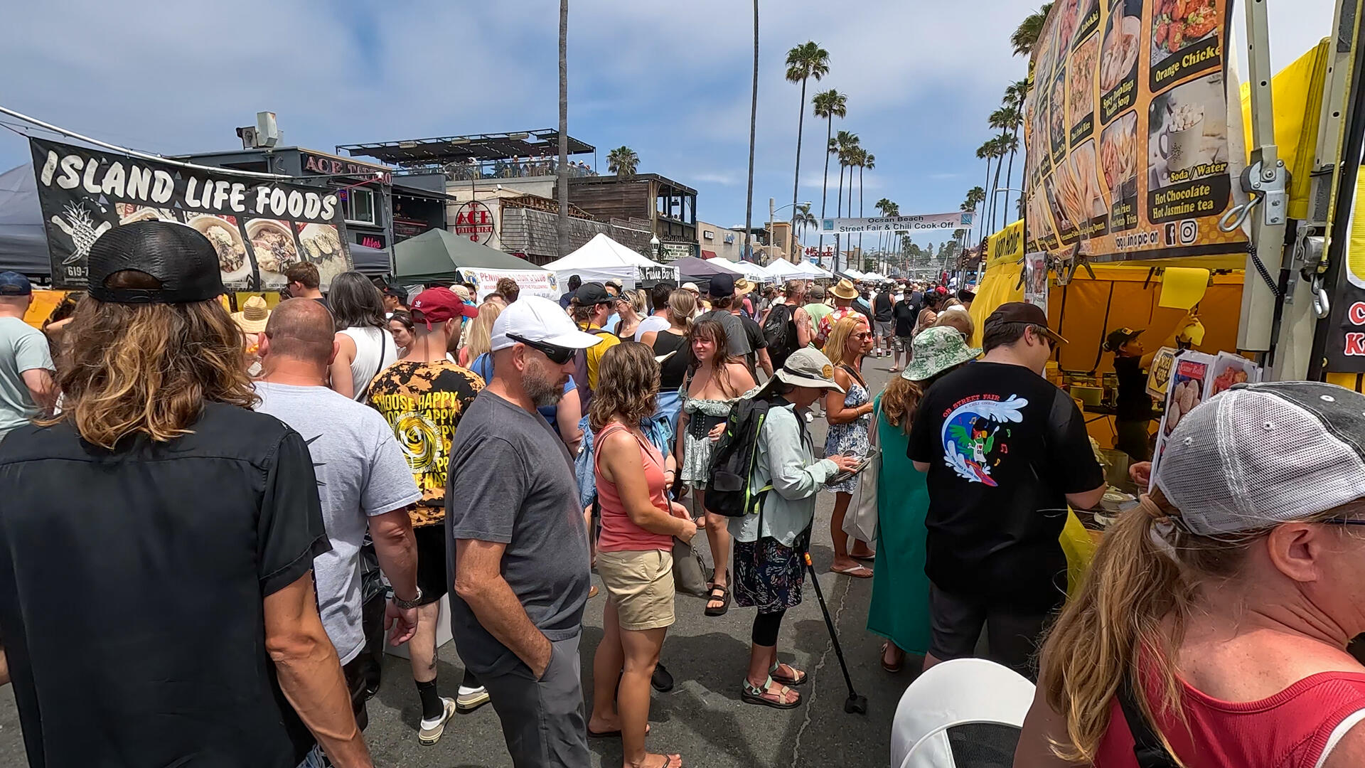 Photo of: 2024 Ocean Beach Street Fair and Chili Cook-Off - 92017 Stage and Vendors