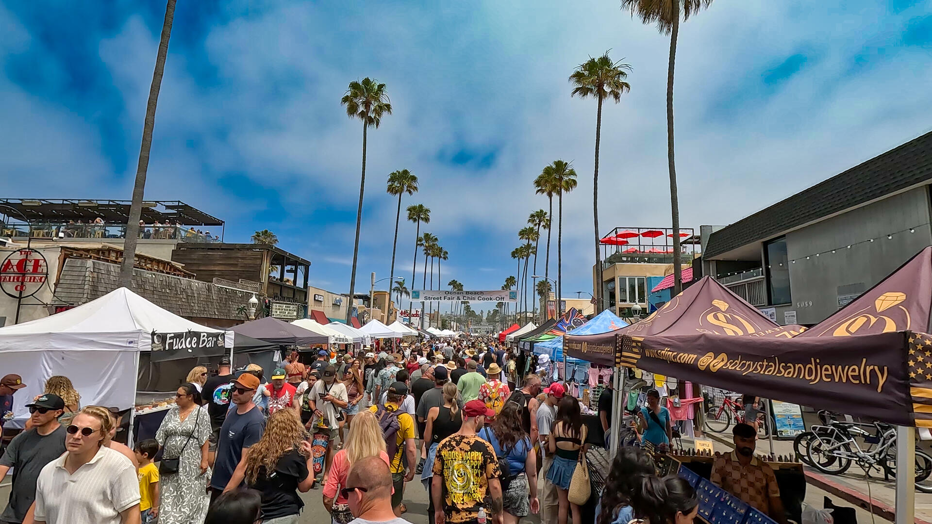 Photo of: 2024 Ocean Beach Street Fair and Chili Cook-Off - 92017 Stage and Vendors