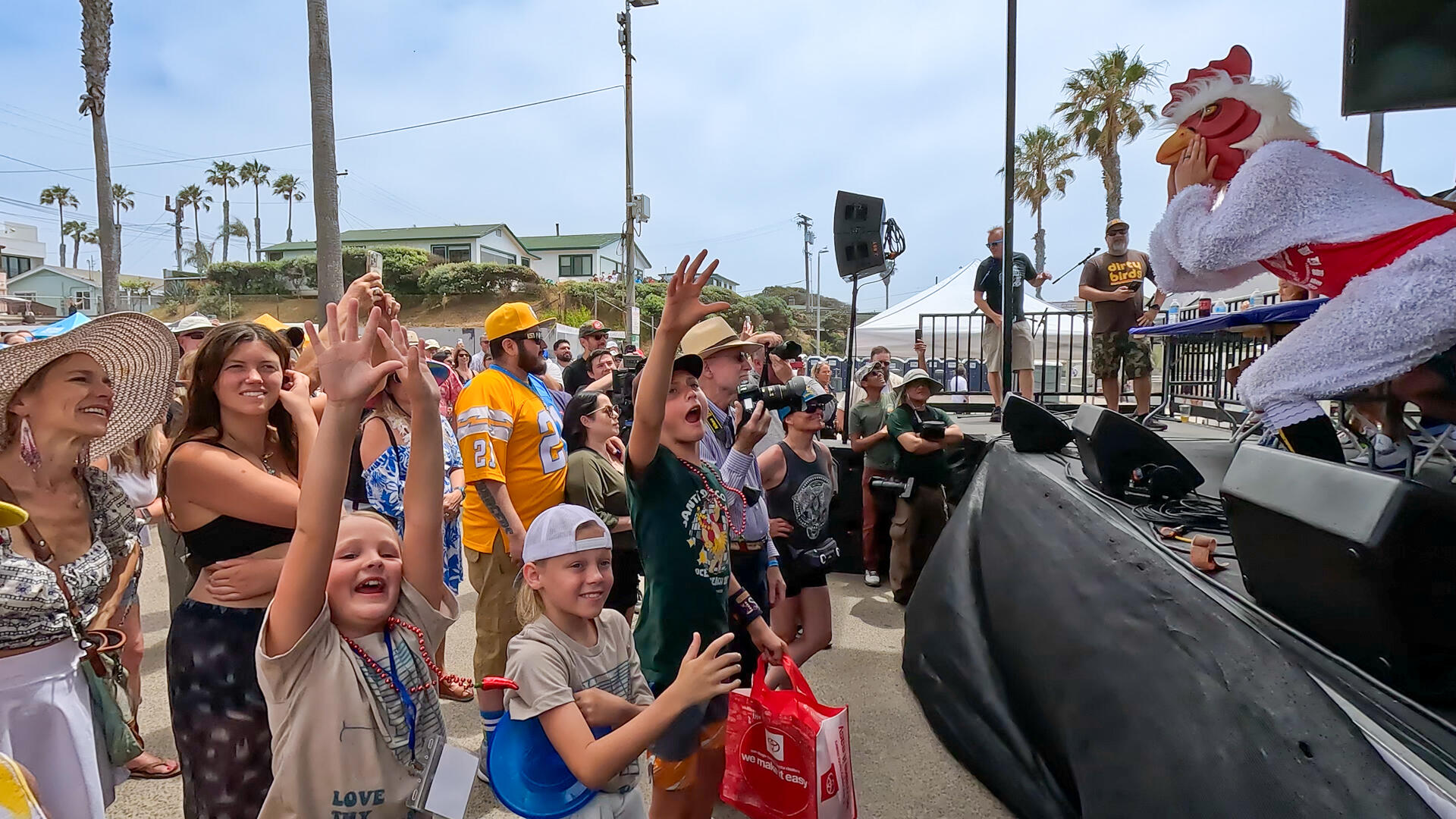 Photo of: 2024 Ocean Beach Street Fair and Chili Cook-Off - Dirty Birds Wing Eating Contest