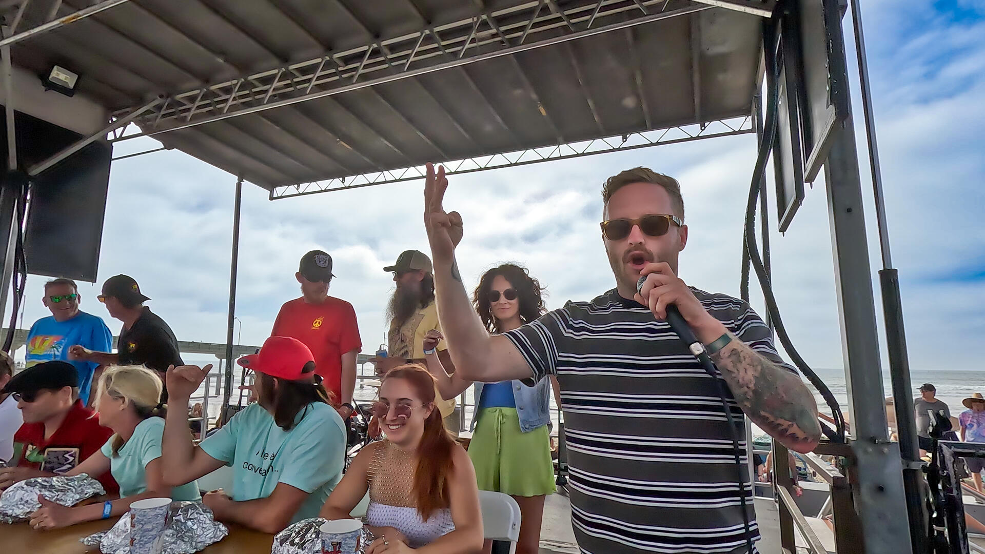 Photo of: 2024 Ocean Beach Street Fair & Chili Cook-Off - Hodad's Burger Eating Contest