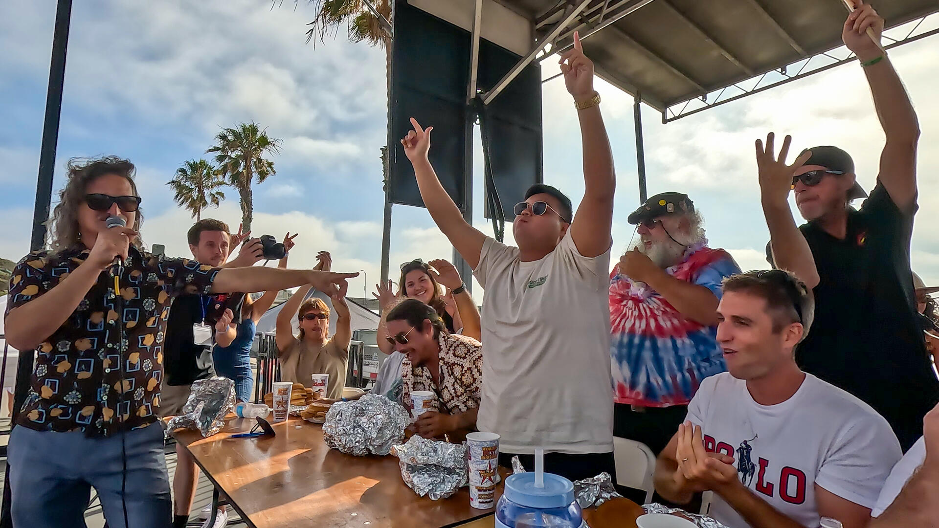 Photo of: 2024 Ocean Beach Street Fair & Chili Cook-Off - Hodad's Burger Eating Contest