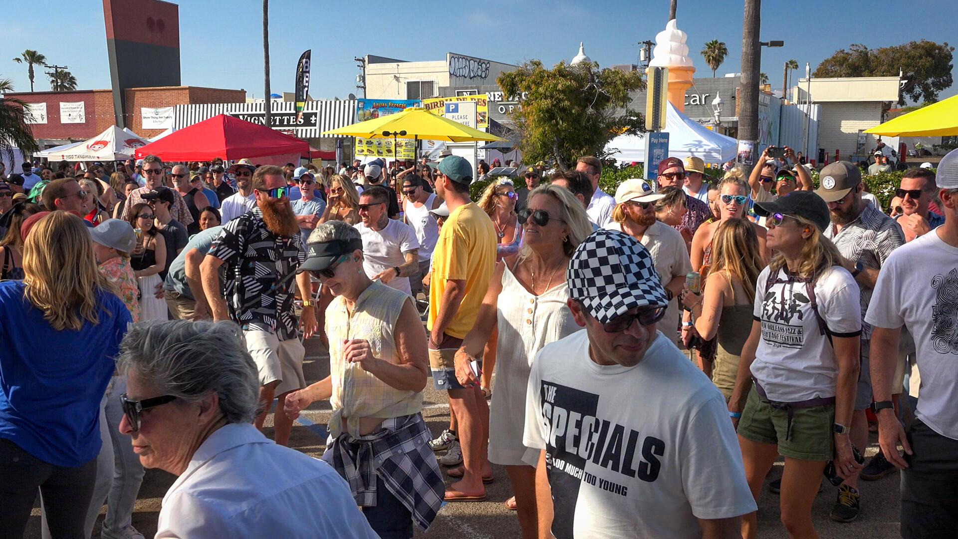 Photo of: 2024 Ocean Beach Street Fair and Chili Cook-Off - 92017 Stage and Vendors