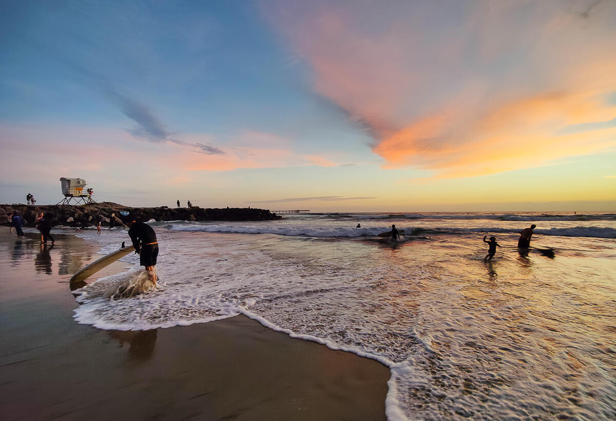 Photo of: Dog Beach Summer Sunsets