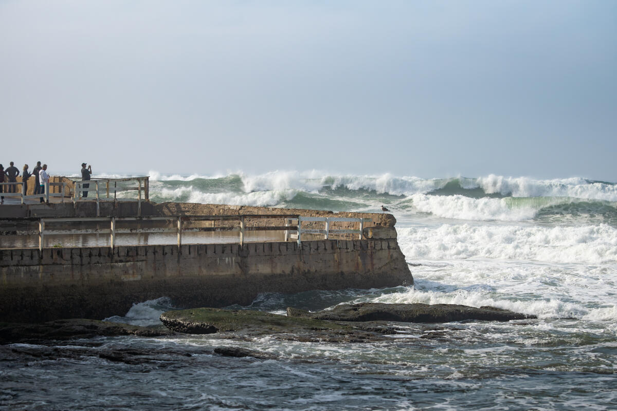 Photo of: Ocean Beach Pier Pylon Fell Off