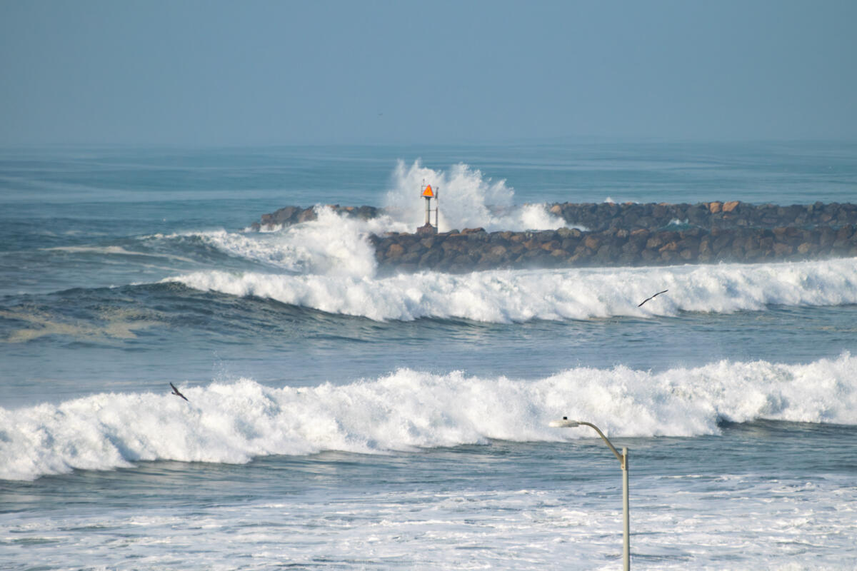 Photo of: Ocean Beach Pier Pylon Fell Off