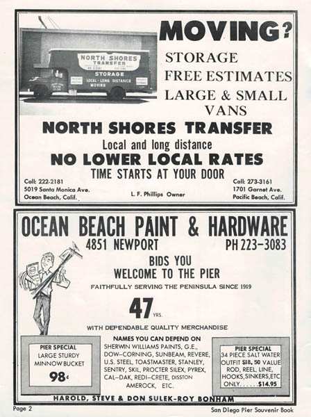 Photo of: OB Pier Opening Weekend Program - July 2-4, 1966