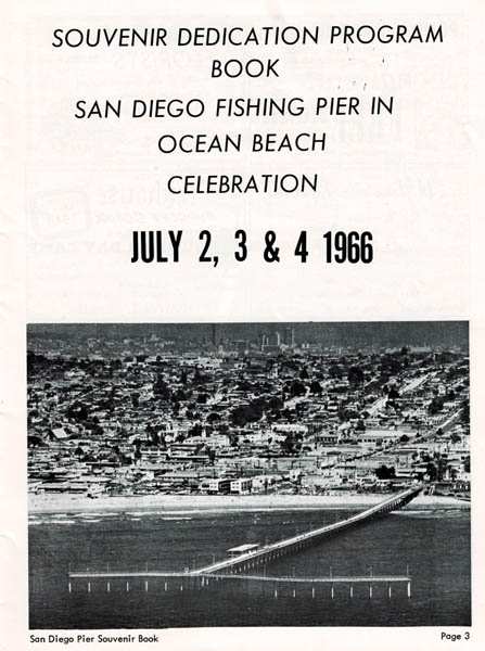 Photo of: OB Pier Opening Weekend Program - July 2-4, 1966