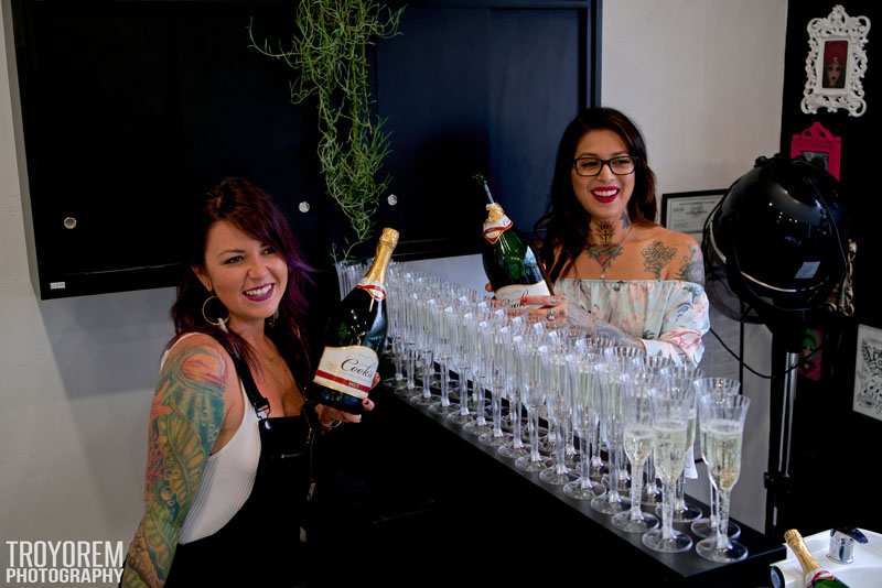 Photo of: OBMA Member Event: Sundowner at Velvet Hair Lounge with Four Seasons Catering