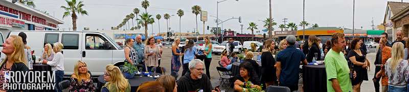 Photo of: OBMA Member Event: Sundowner at Velvet Hair Lounge with Four Seasons Catering