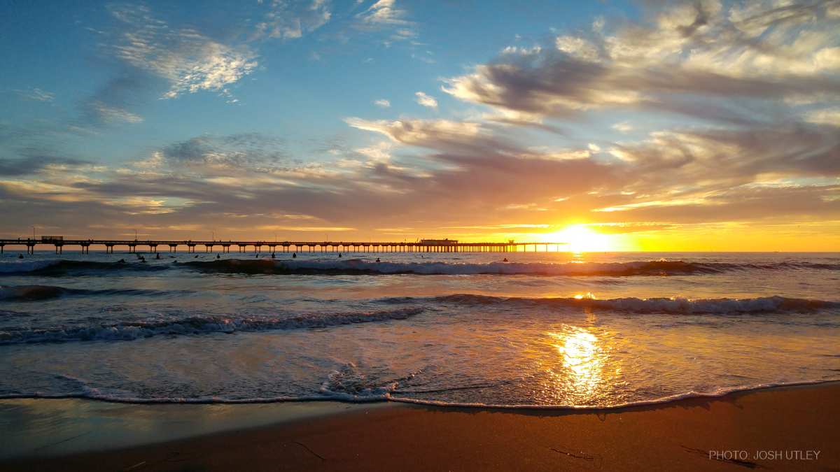 Photo of: Ocean Beach Pier Summer Sunset