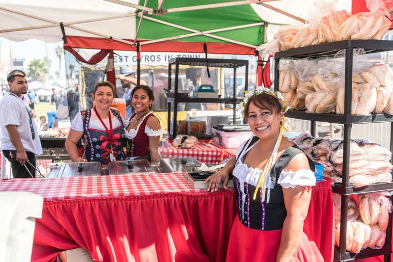 Oktoberfest Oktoberstretch and Hoola-hoop plus yoga in Ocean Beach San Diego