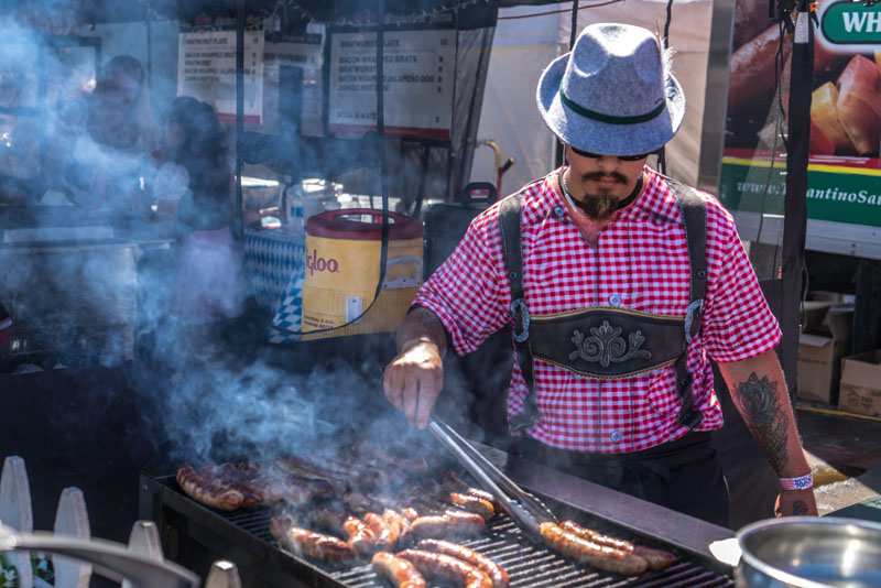 Oktoberfest food and drink in Ocean Beach San Diego