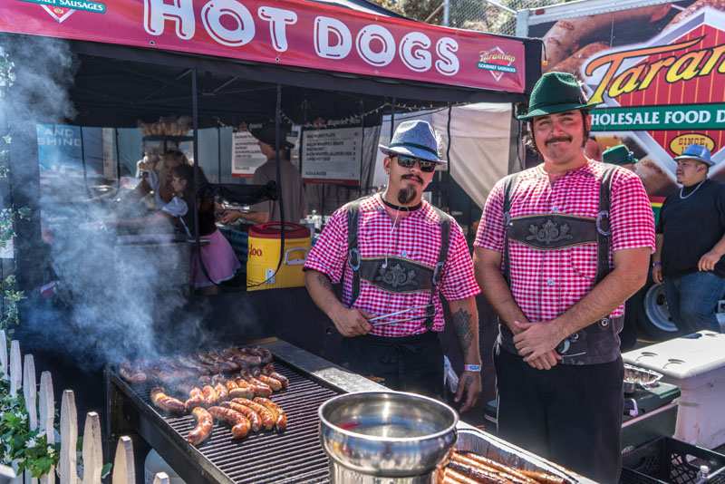 Oktoberfest food and drink in Ocean Beach San Diego