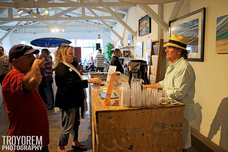 Photo of: OB Pier 50th Anniversary Art Show Reception at Teeter