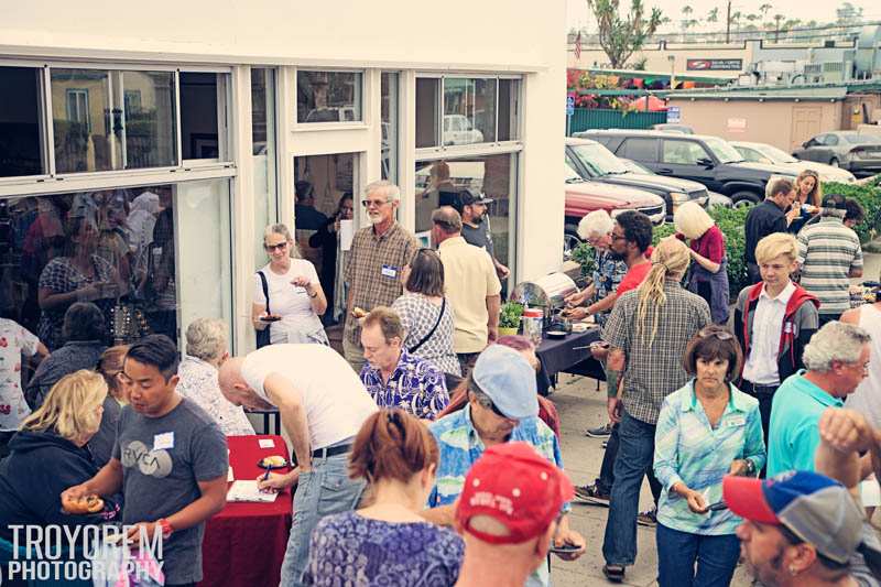 Photo of: OB Pier 50th Anniversary Art Show Reception at Teeter